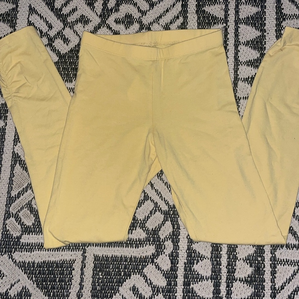 Kids Yellow Leggings